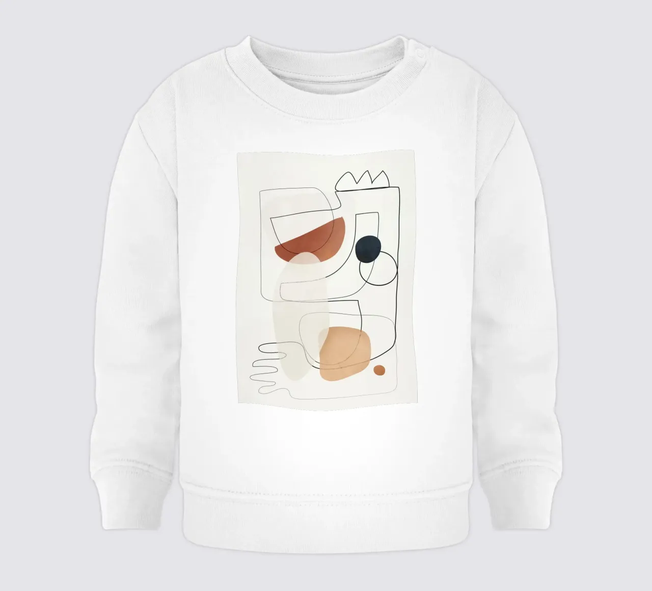 Movement Abstraction 4 Baby Sweatshirt von Nadjaa