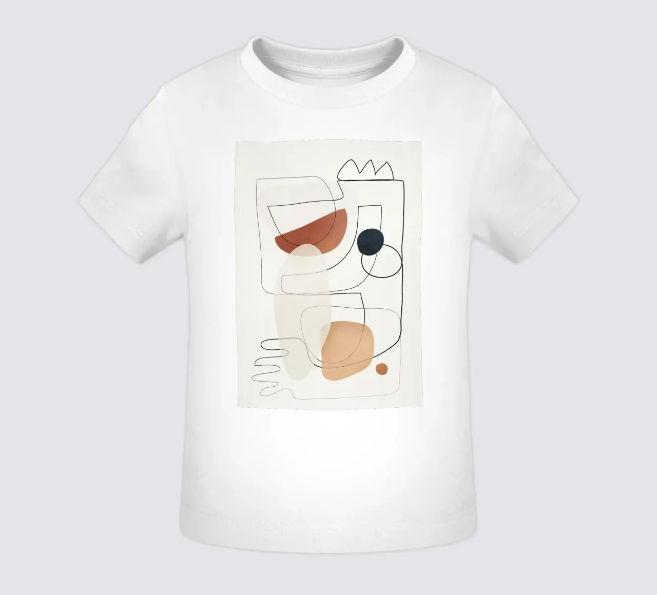 Movement Abstraction 4 Baby T-Shirt von Nadjaa