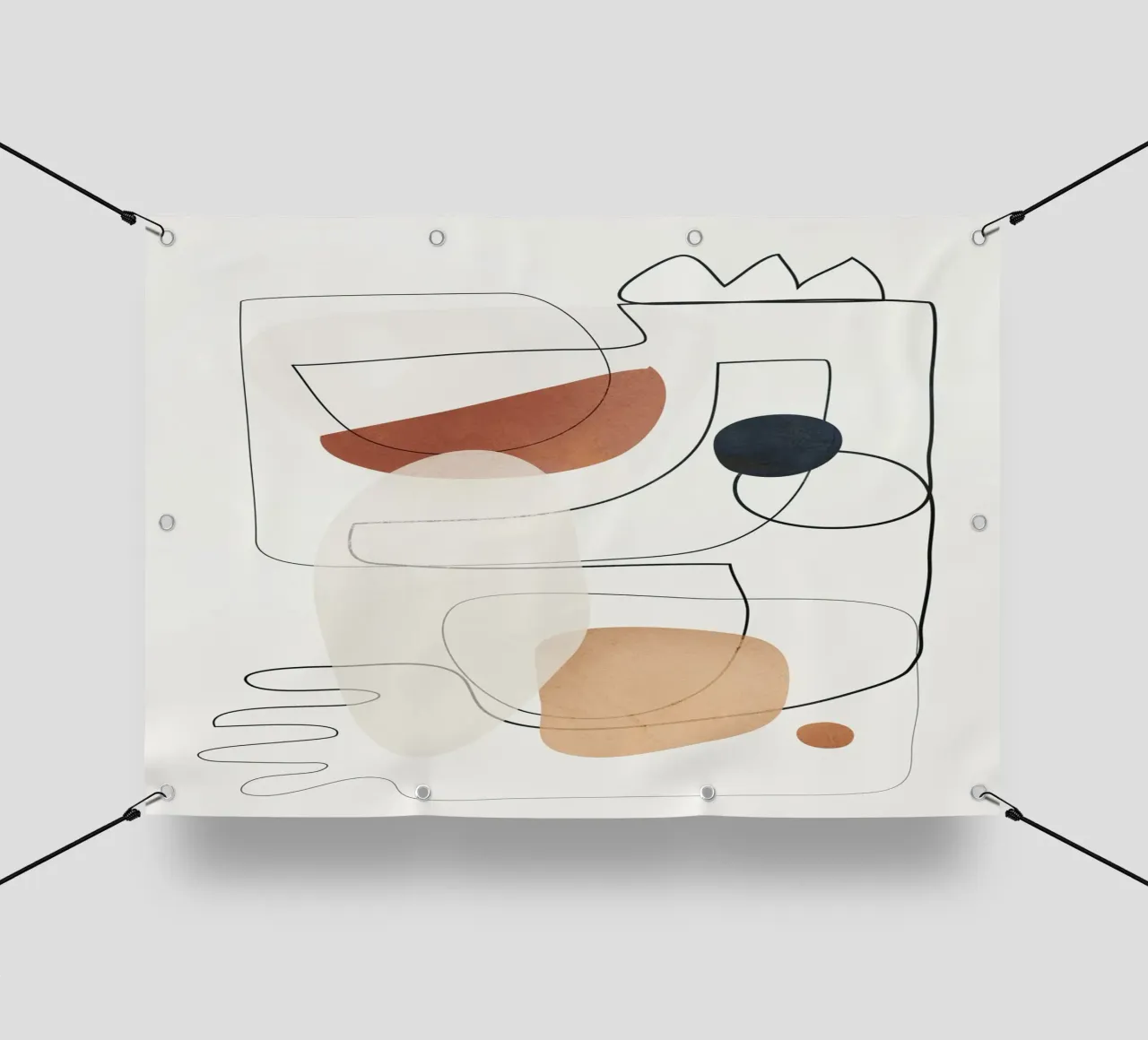 Movement Abstraction 4 telo in pvc da Nadjaa