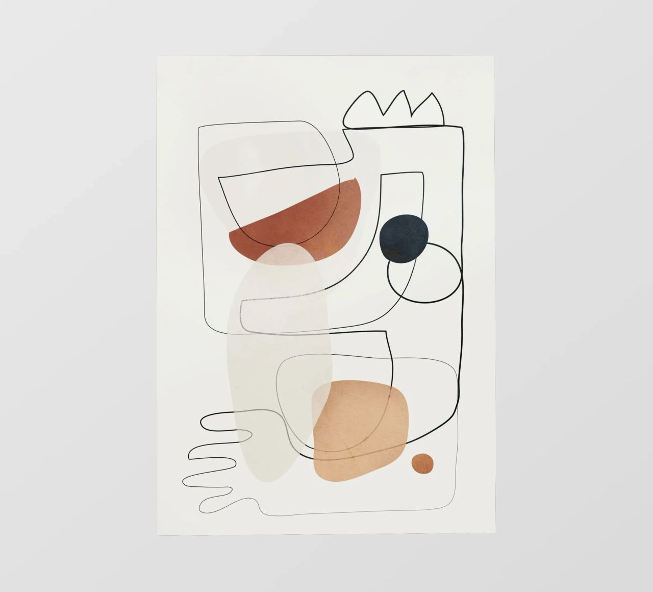 Movement Abstraction 4 telo in pvc da Nadjaa