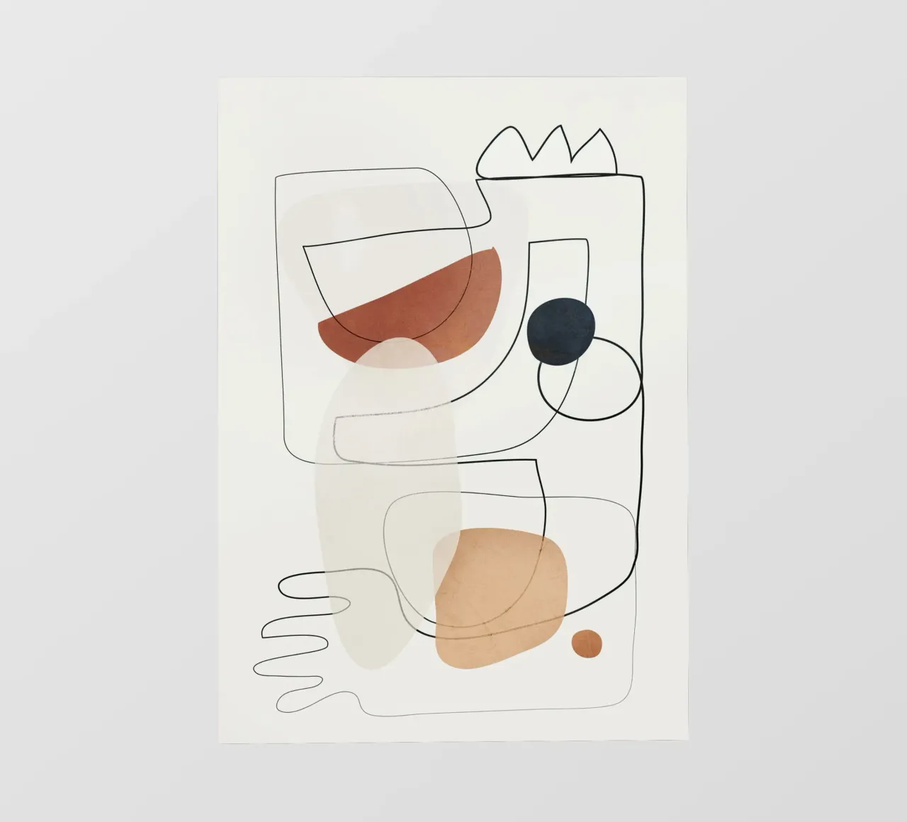 Movement Abstraction 4 telo in pvc da Nadjaa