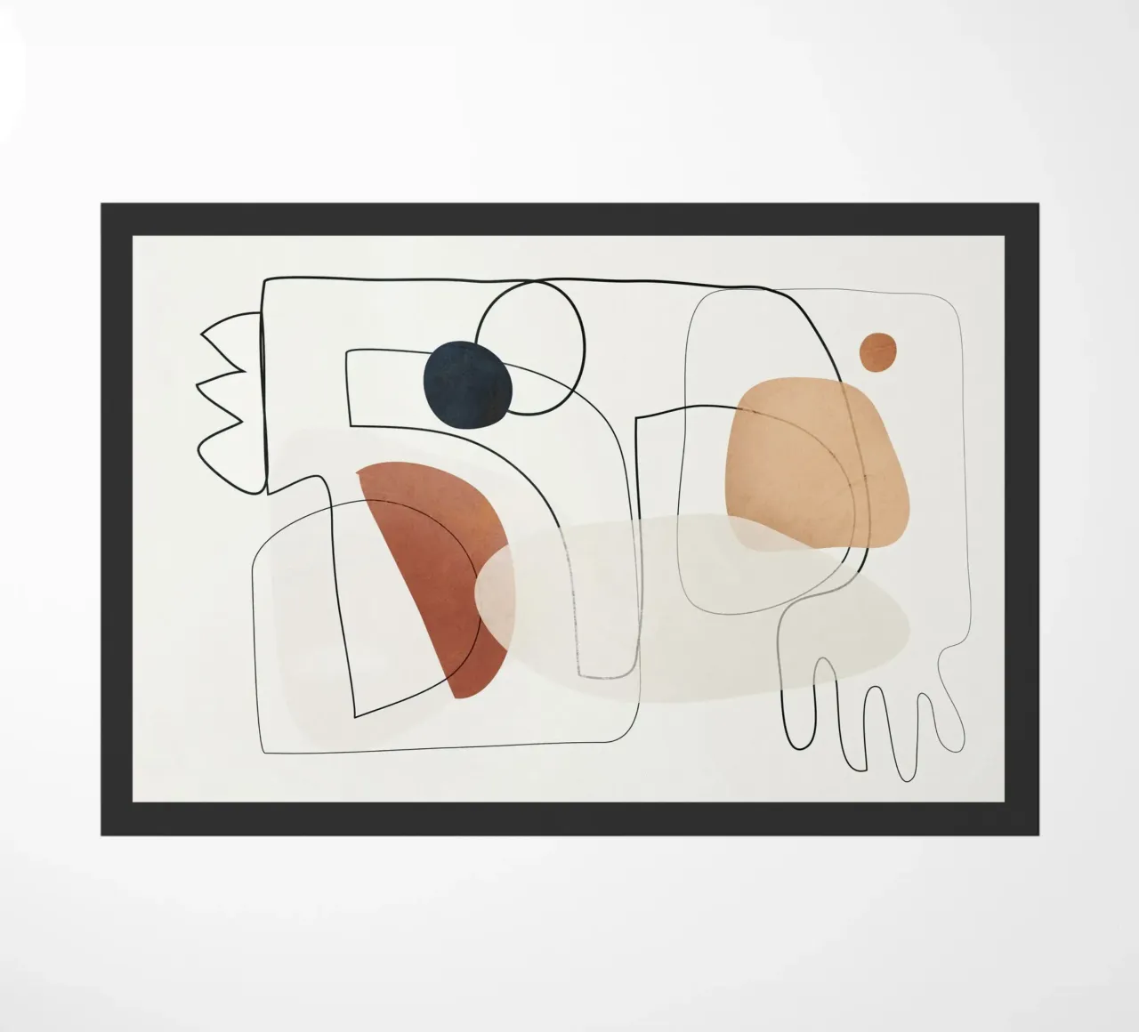 Movement Abstraction 4 doormat by Nadjaa