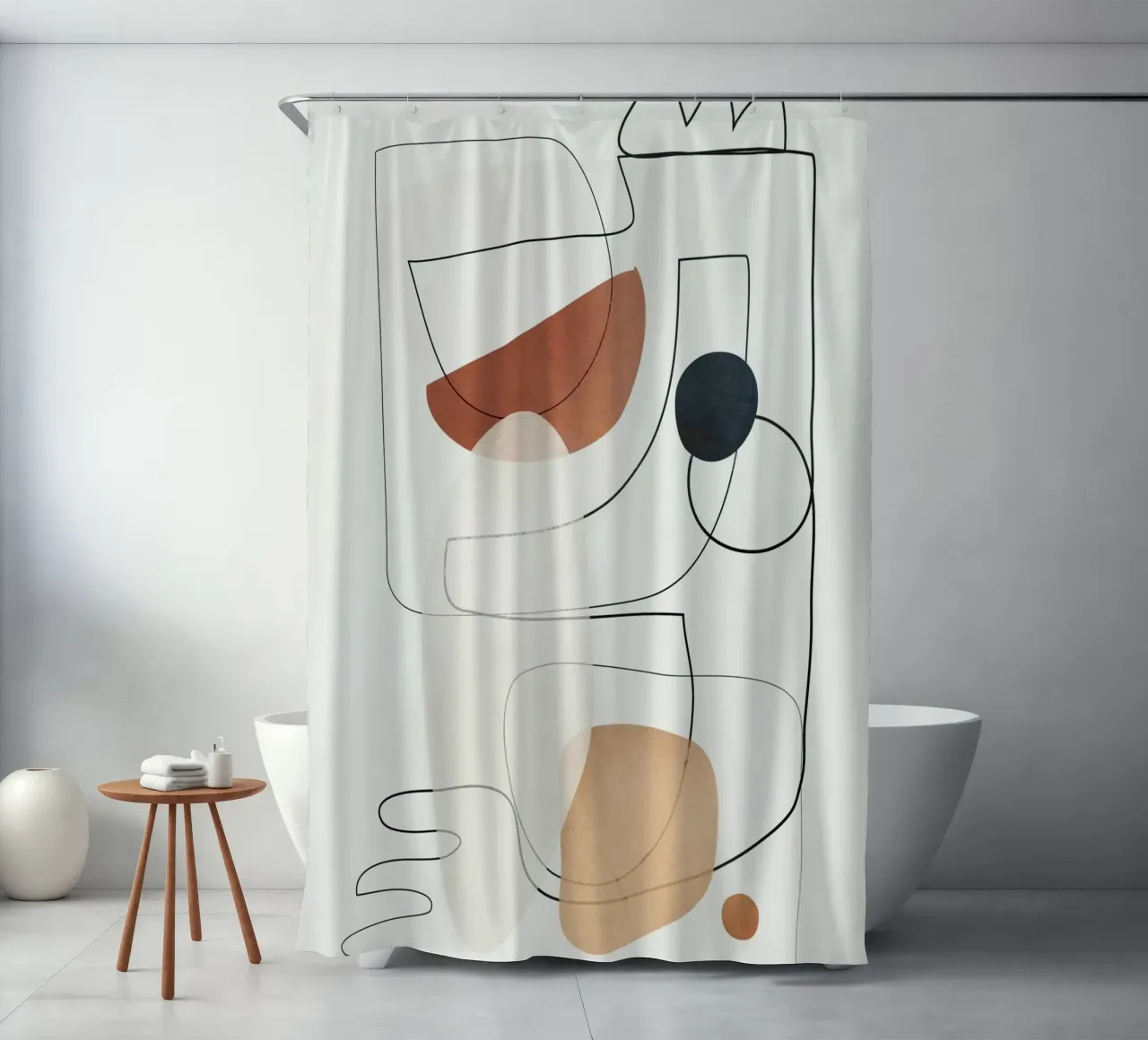 Movement Abstraction 4 tenda da doccia da Nadjaa