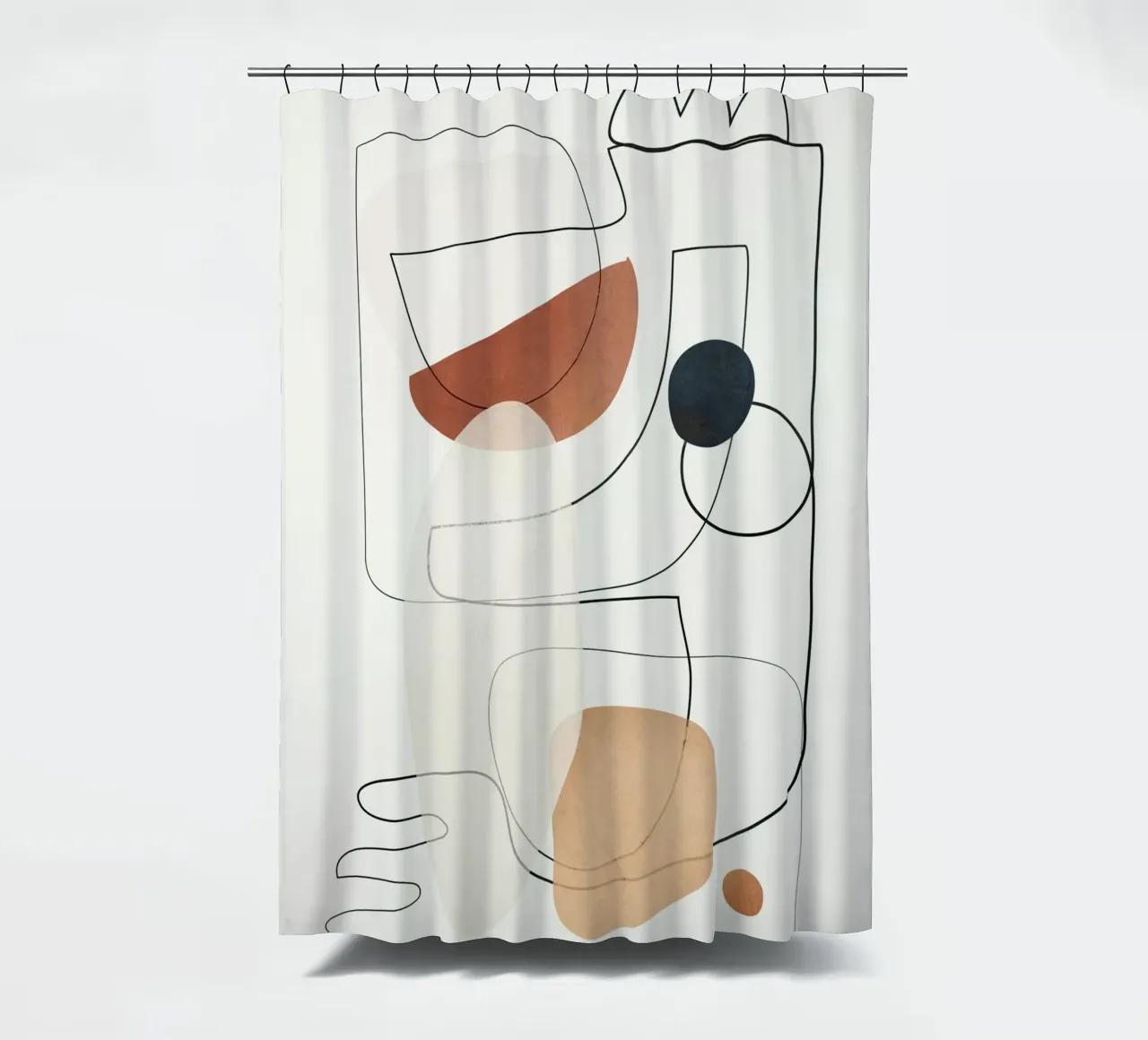 Movement Abstraction 4 tenda da doccia da Nadjaa