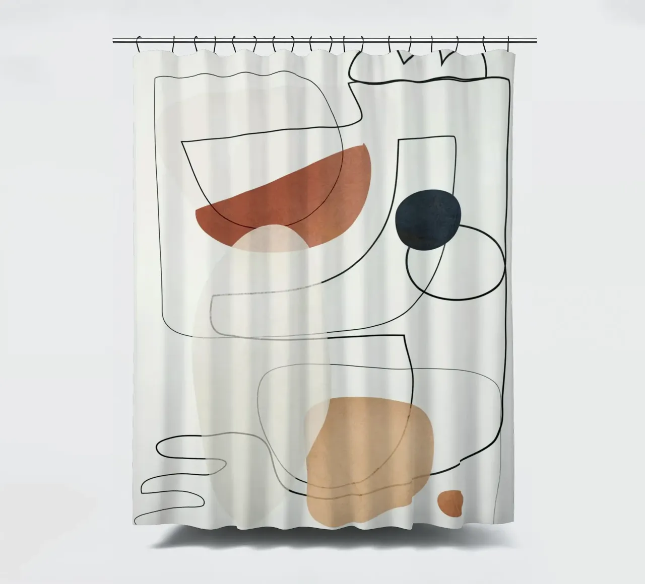 Movement Abstraction 4 tenda da doccia da Nadjaa