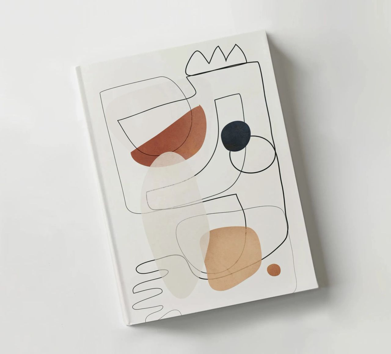 Movement Abstraction 4 notebook by Nadjaa