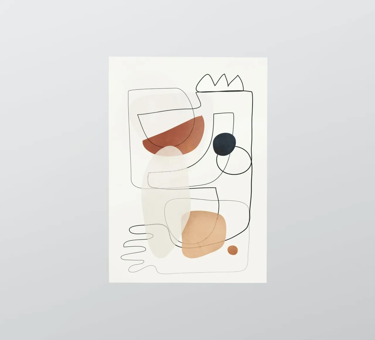 Movement Abstraction 4 adesivo da Nadjaa