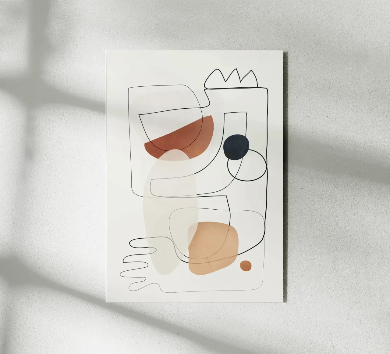 Movement Abstraction 4 alluminio dibond da Nadjaa