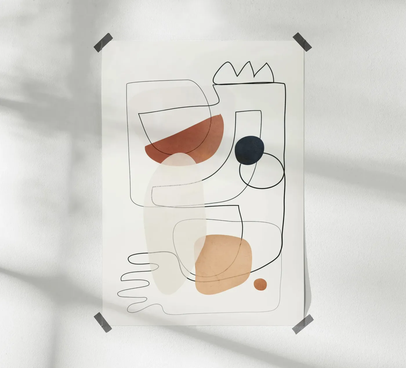 Movement Abstraction 4 poster da Nadjaa