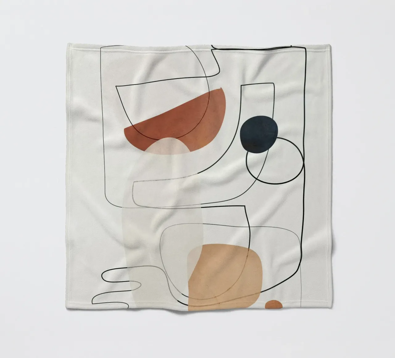 Movement Abstraction 4 coperta in pile da Nadjaa