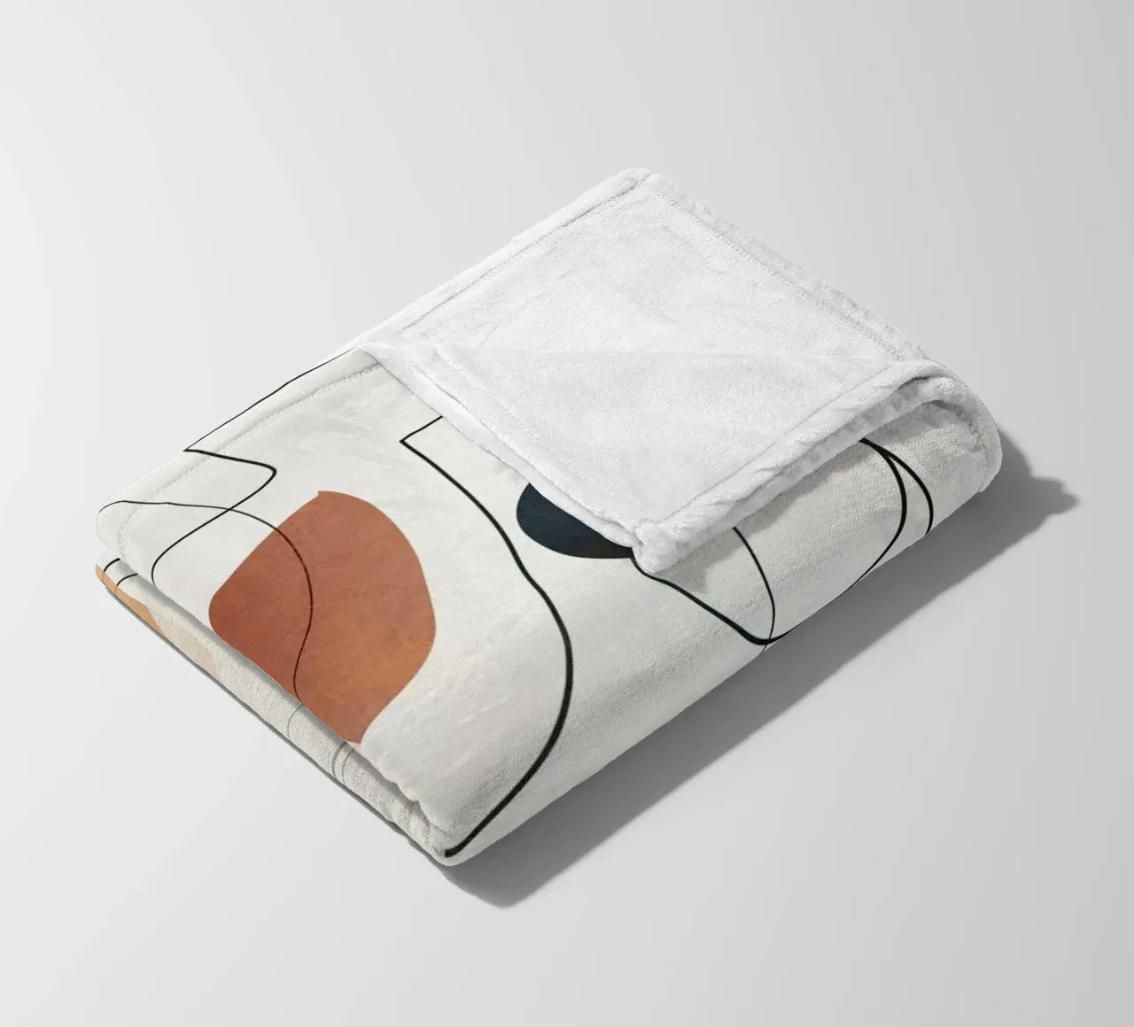 Movement Abstraction 4 coperta in pile da Nadjaa