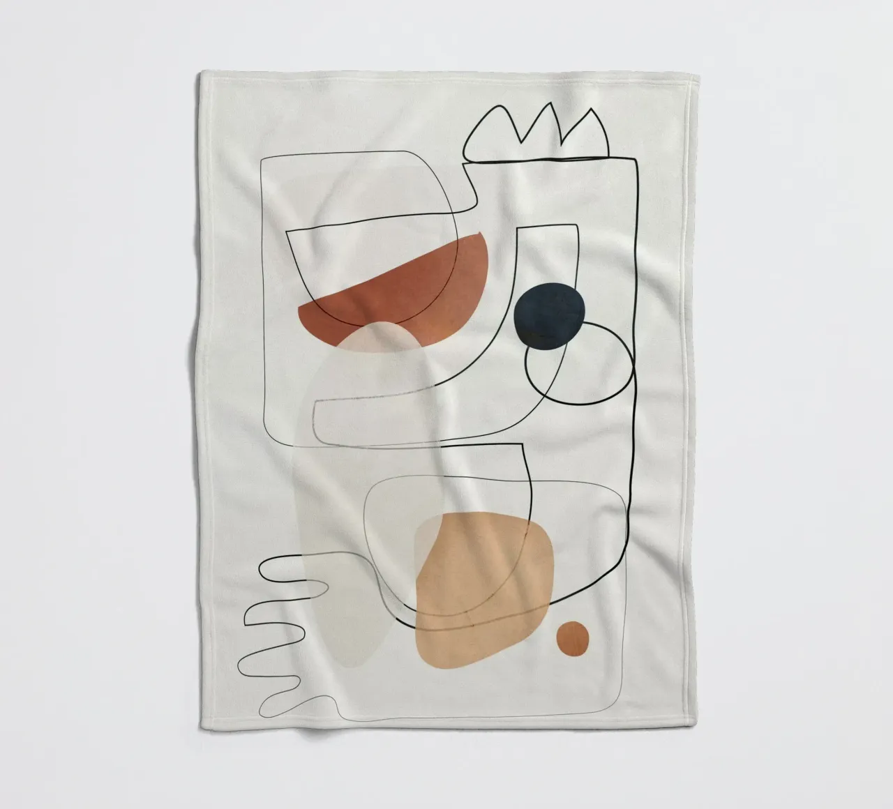 Movement Abstraction 4 coperta in pile da Nadjaa