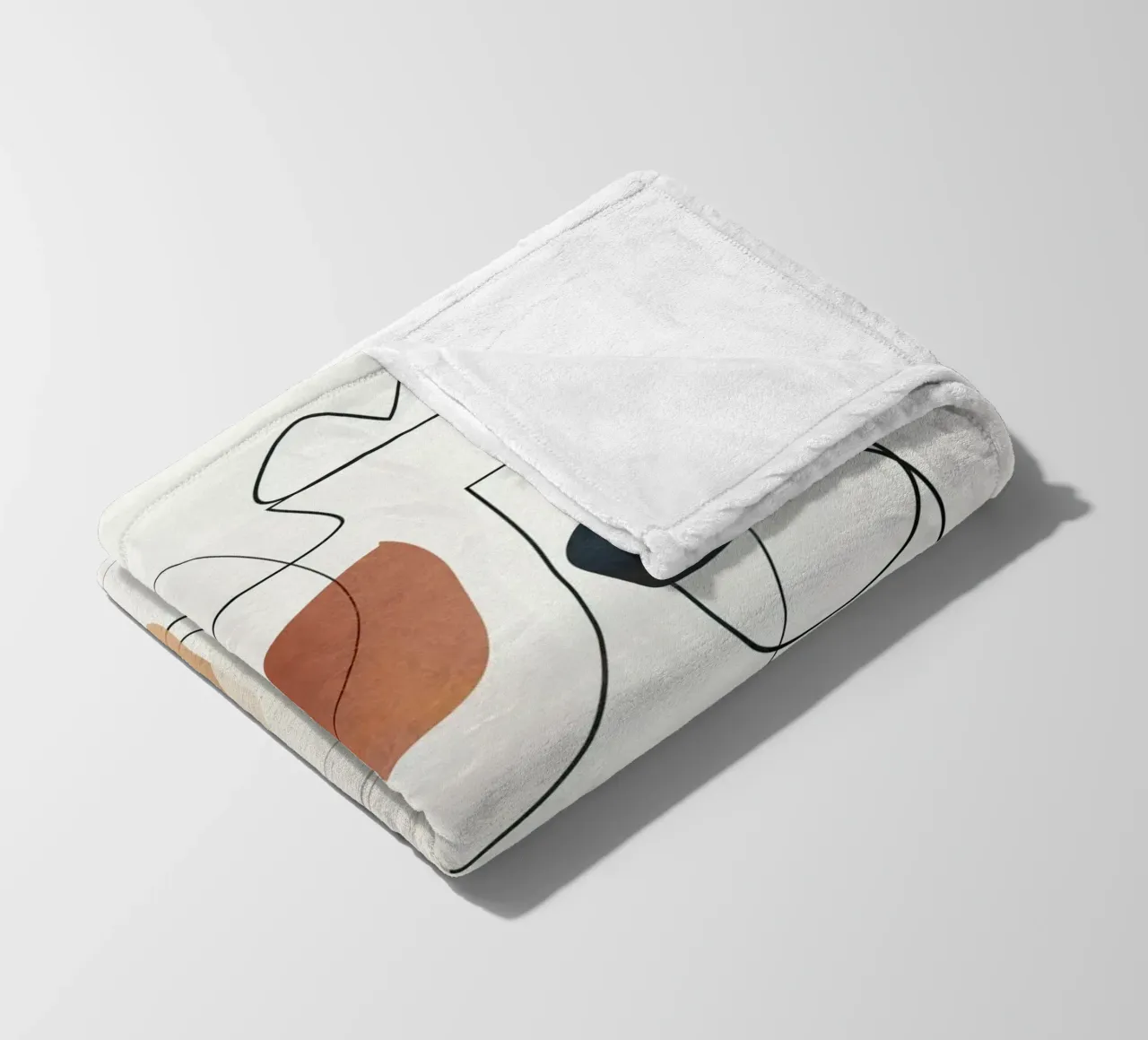 Movement Abstraction 4 coperta in pile da Nadjaa