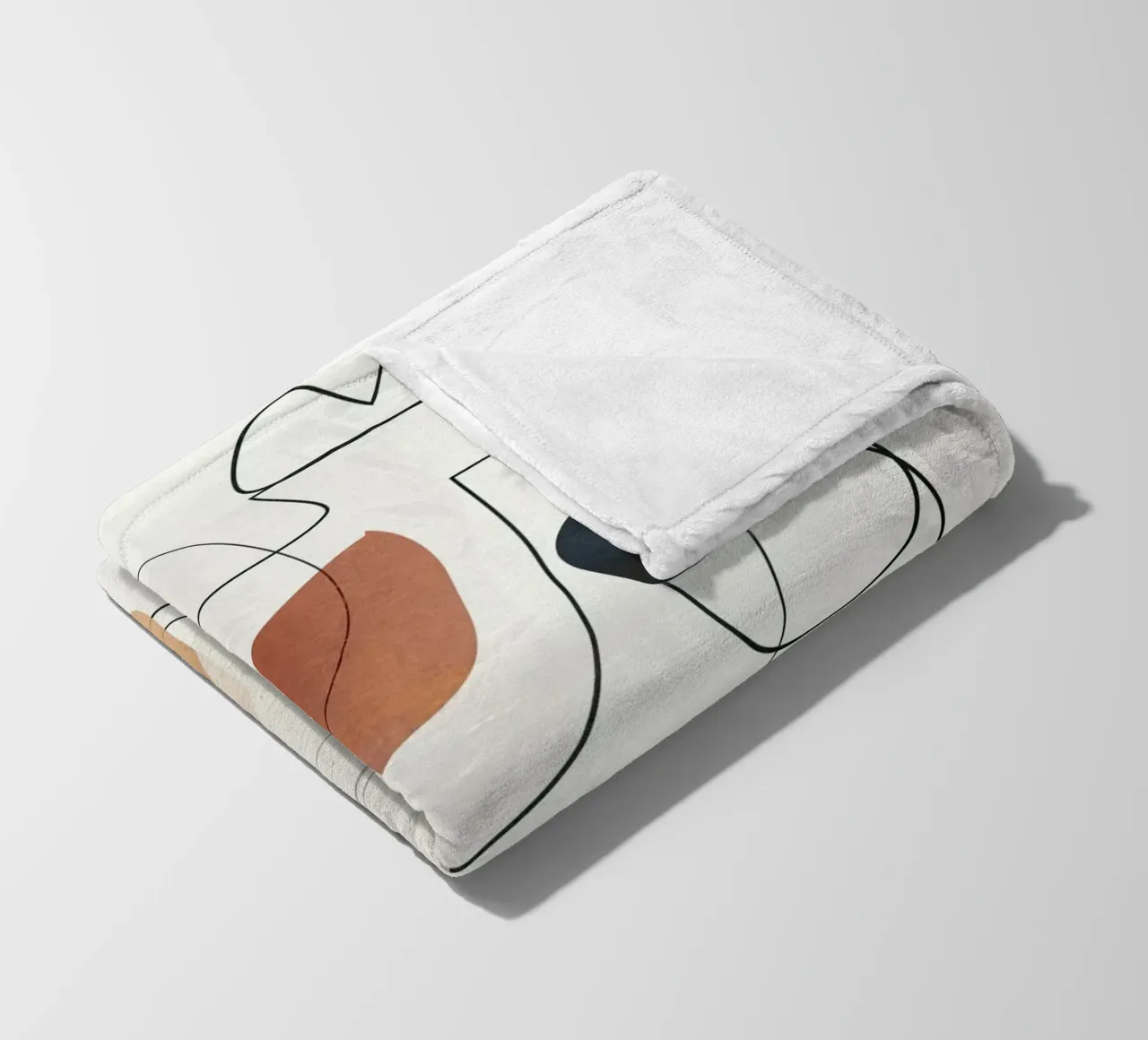 Movement Abstraction 4 coperta in pile da Nadjaa