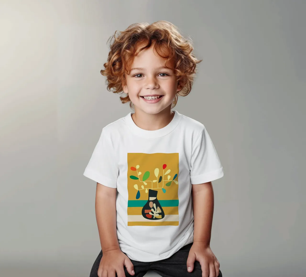 Vase of Vibrance 6 kinder t-shirt van Nadjaa