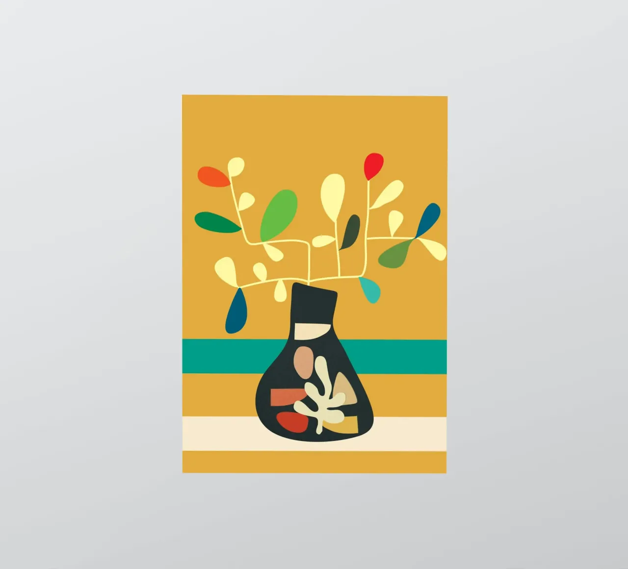 Vase of Vibrance 6 sticker by Nadjaa