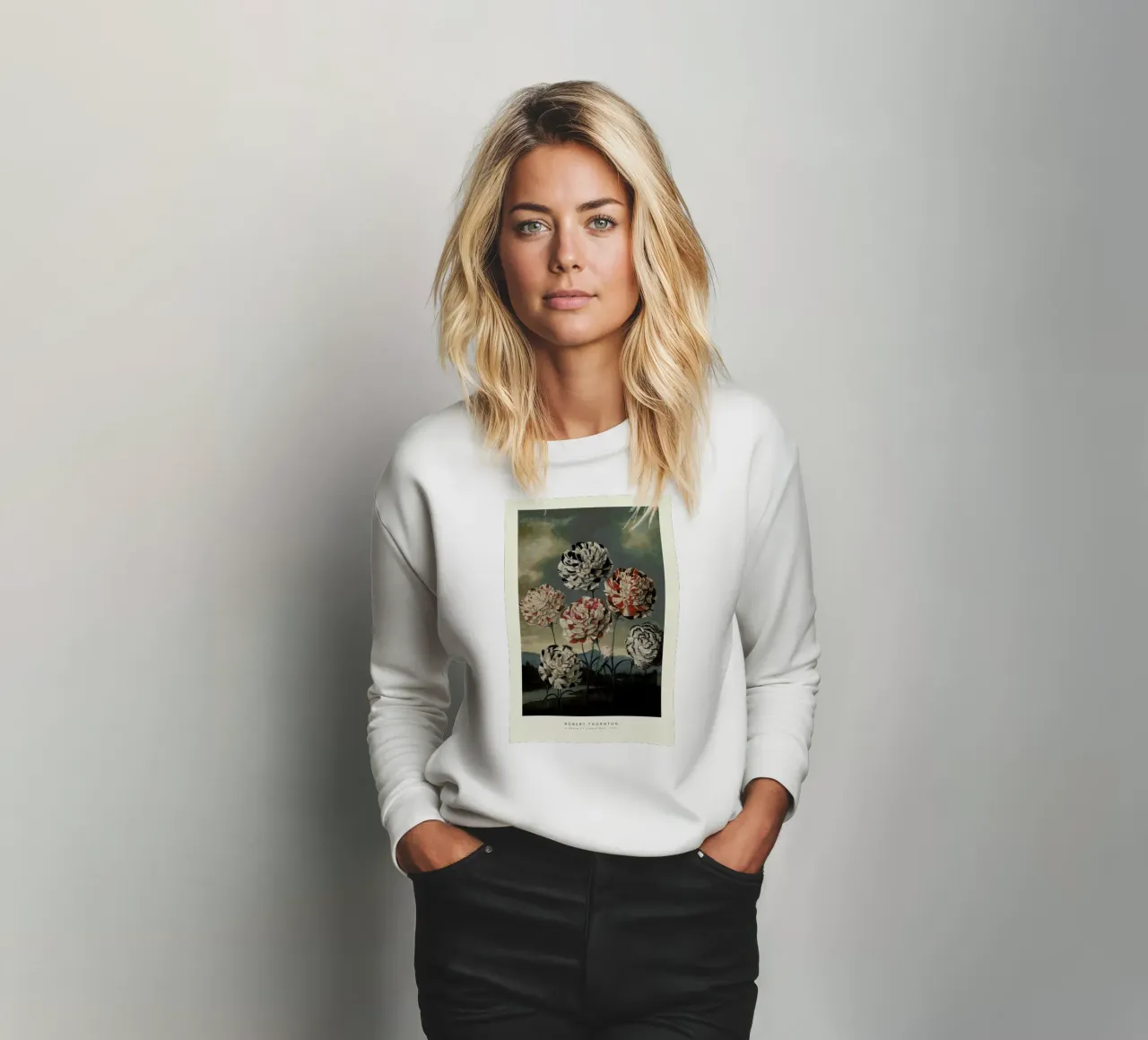 Thornton - A Group of Carnations sweatshirt van Vintage by JUNIQE