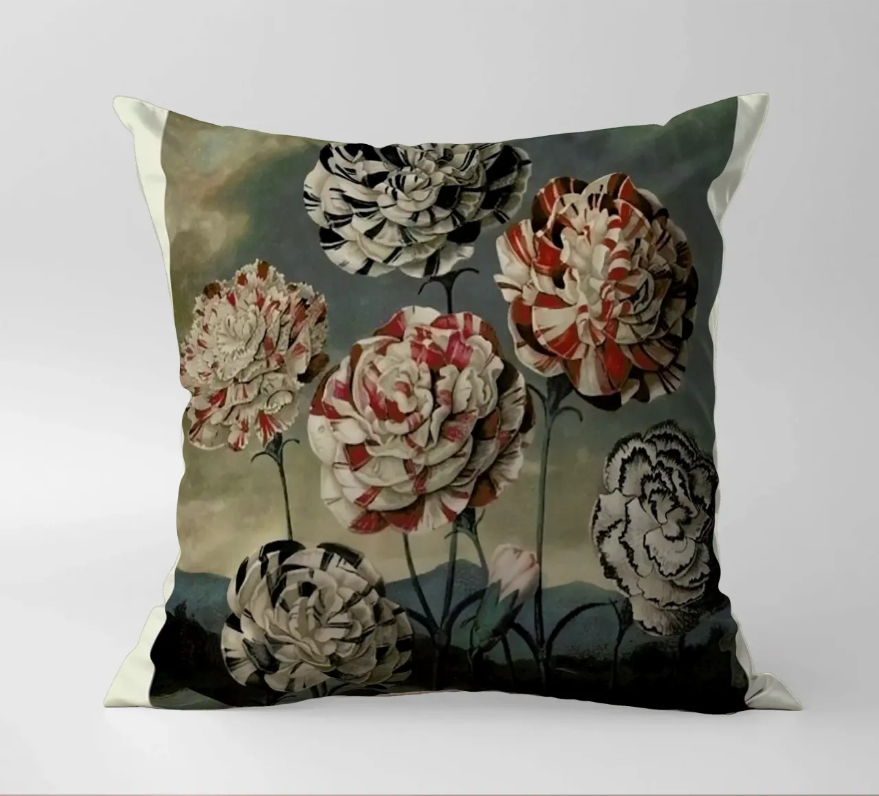 Thornton - A Group of Carnations cuscino da Vintage by JUNIQE