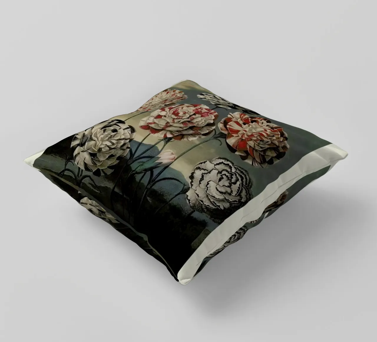 Thornton - A Group of Carnations cuscino da Vintage by JUNIQE
