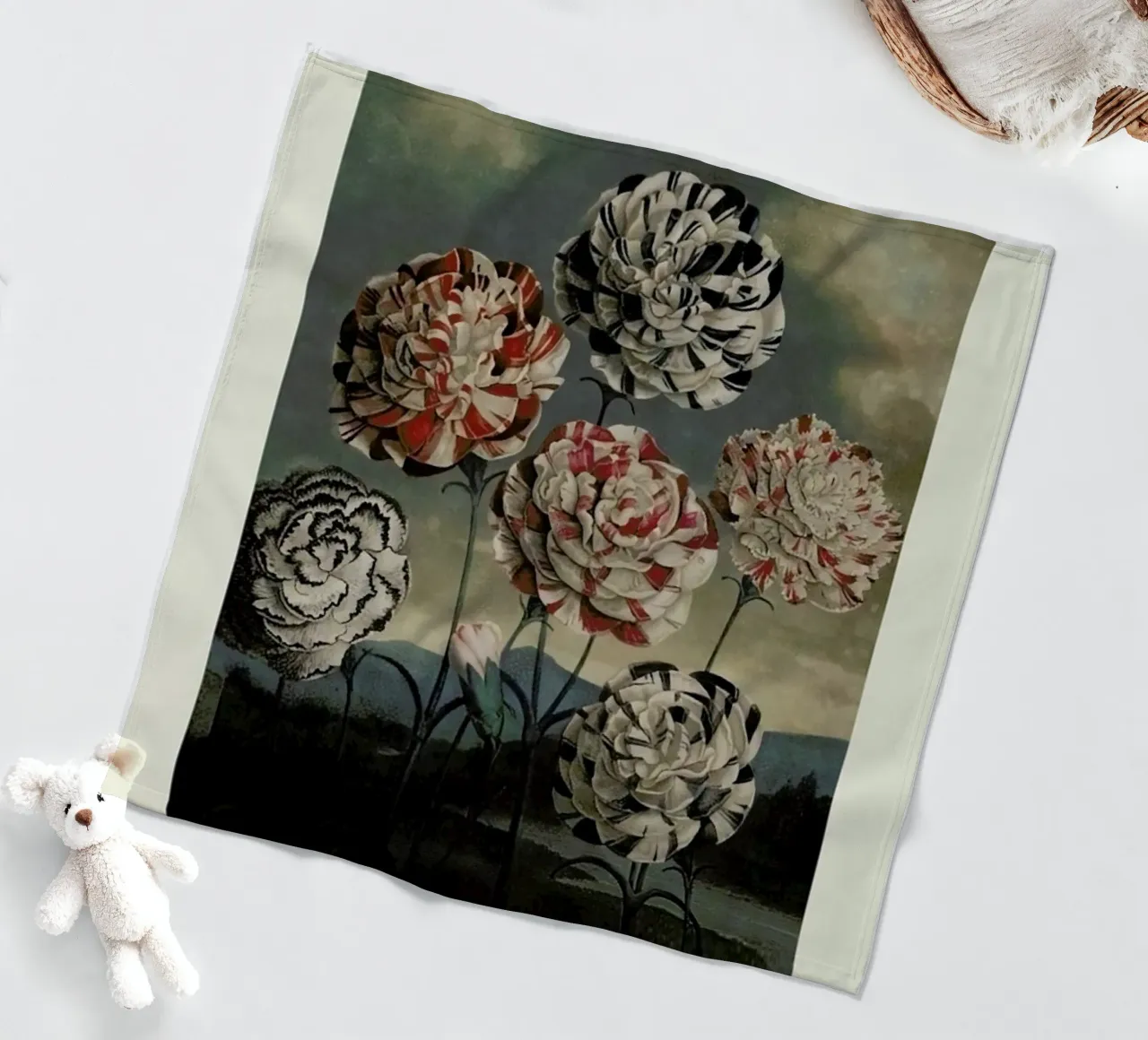 Thornton - A Group of Carnations coperta in pile da Vintage by JUNIQE