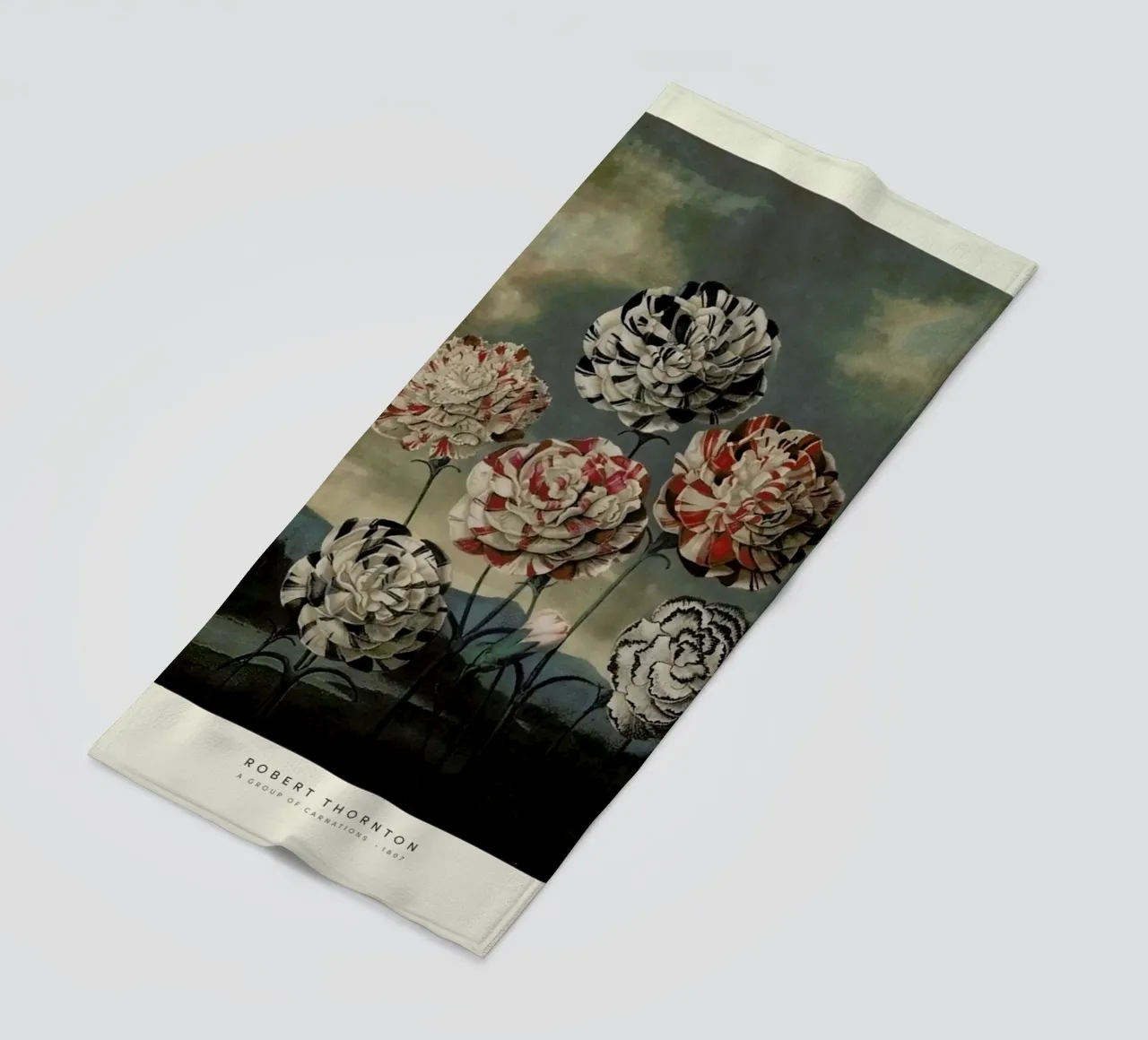 Thornton - A Group of Carnations telo mare da Vintage by JUNIQE