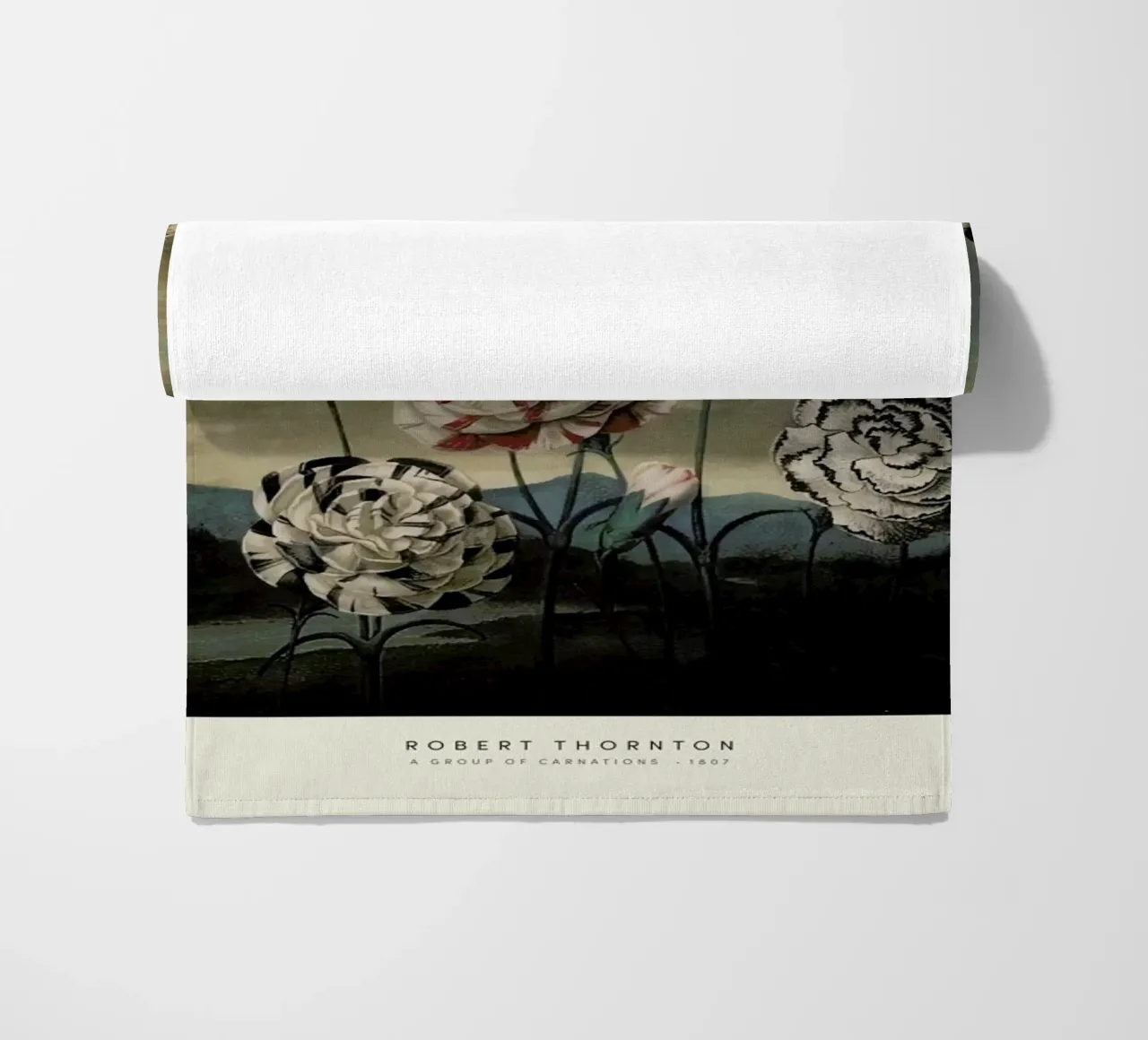 Thornton - A Group of Carnations telo mare da Vintage by JUNIQE