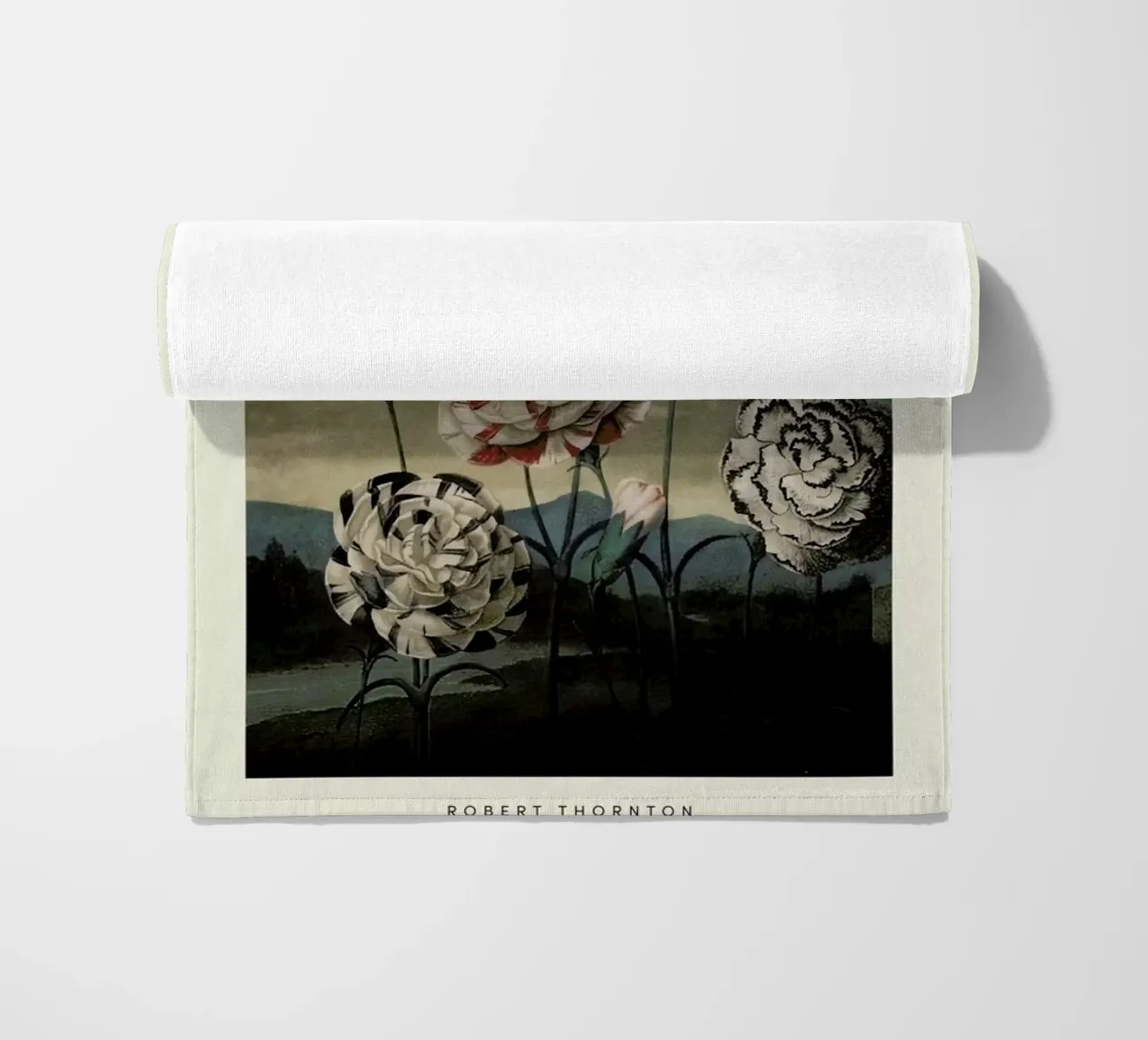 Thornton - A Group of Carnations telo mare da Vintage by JUNIQE