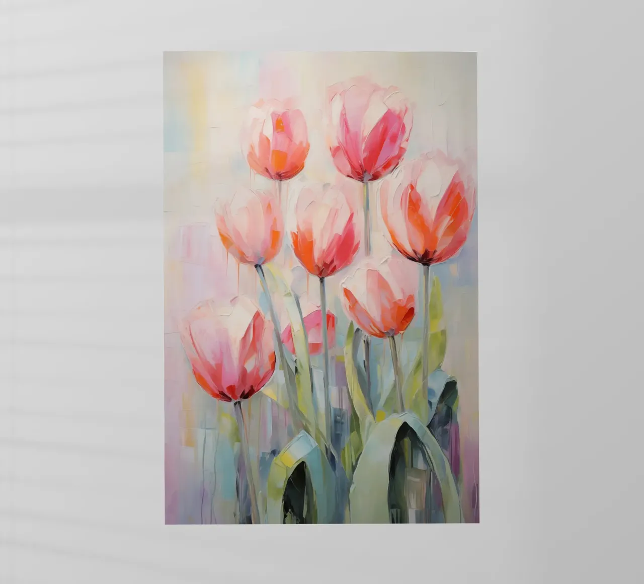 Tulipani pellicola backlit da Imagine