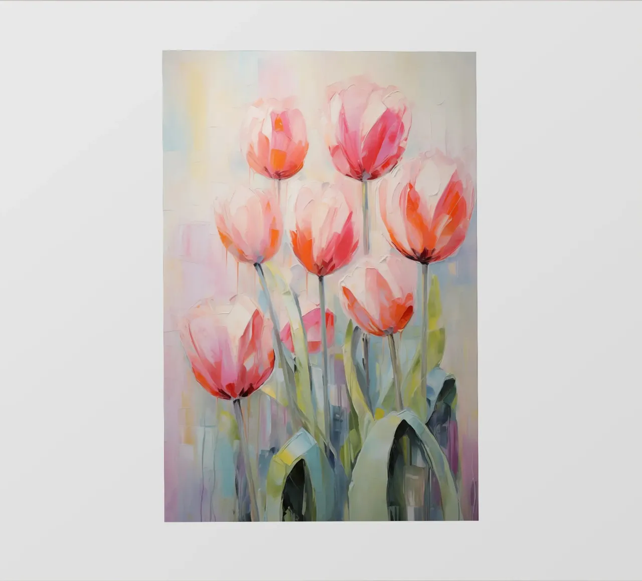 Tulipani pellicola backlit da Imagine