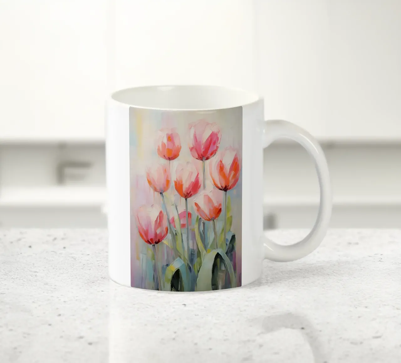 Tulipani tazza in ceramica da Imagine