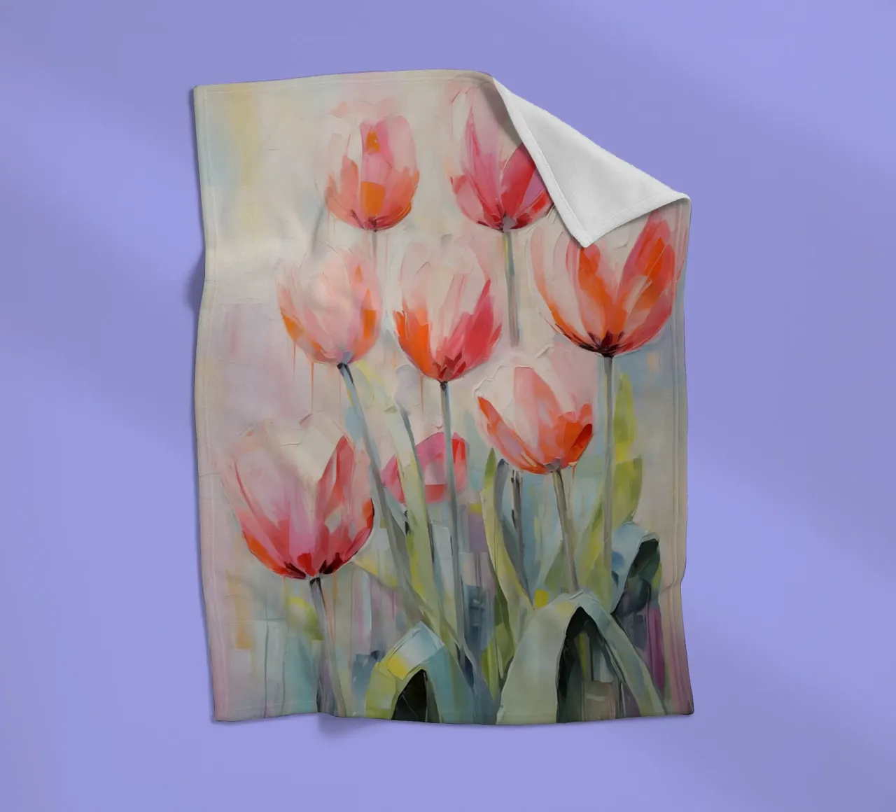 Tulipani coperta in pile da Imagine