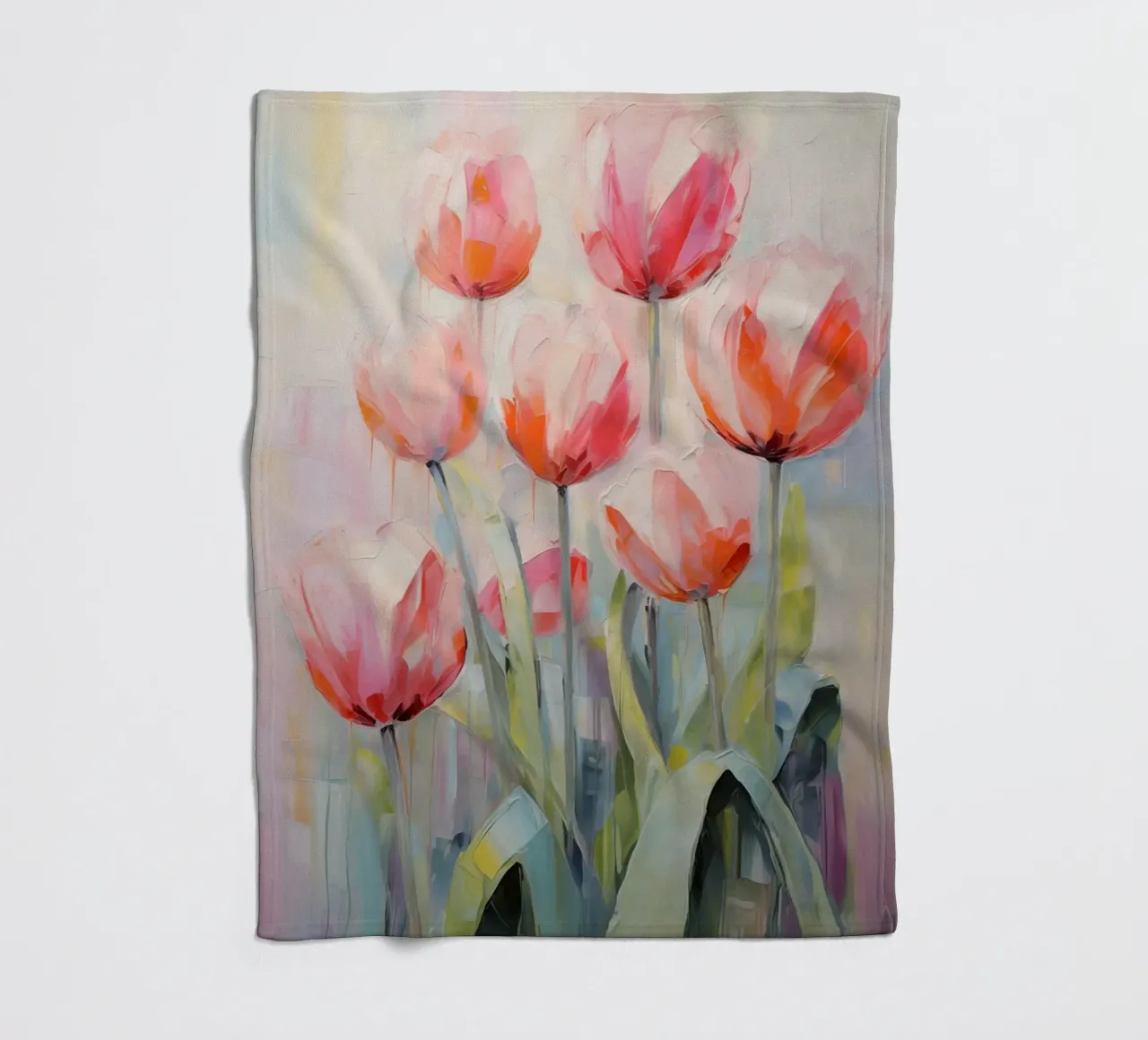 Tulipani coperta in pile da Imagine