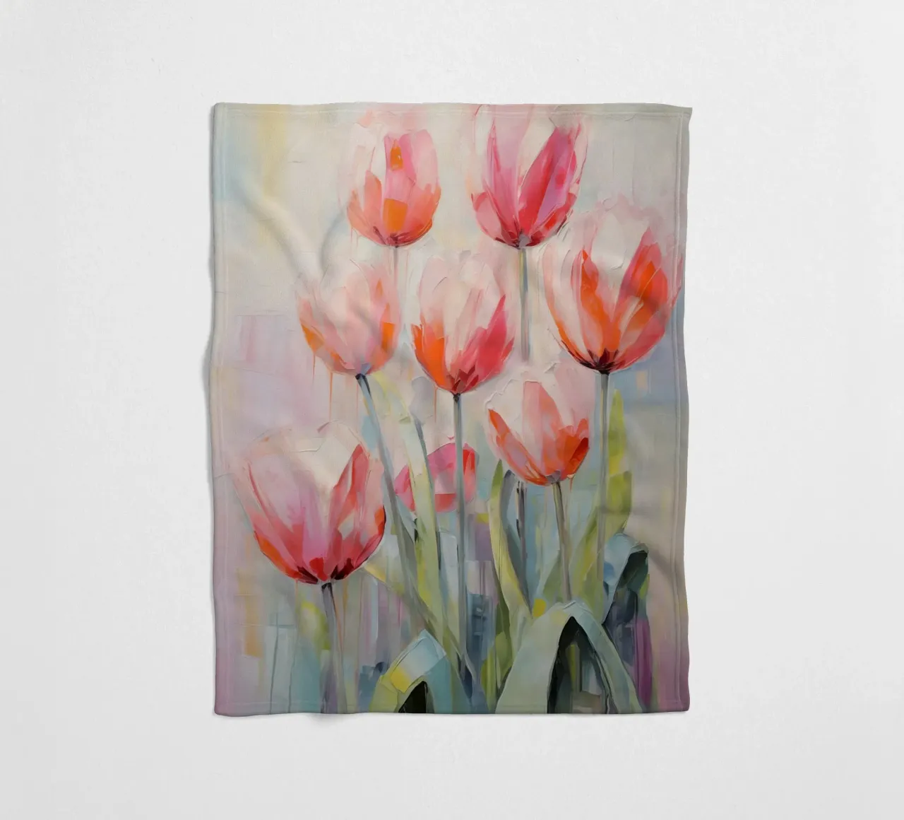 Tulipani coperta in pile da Imagine
