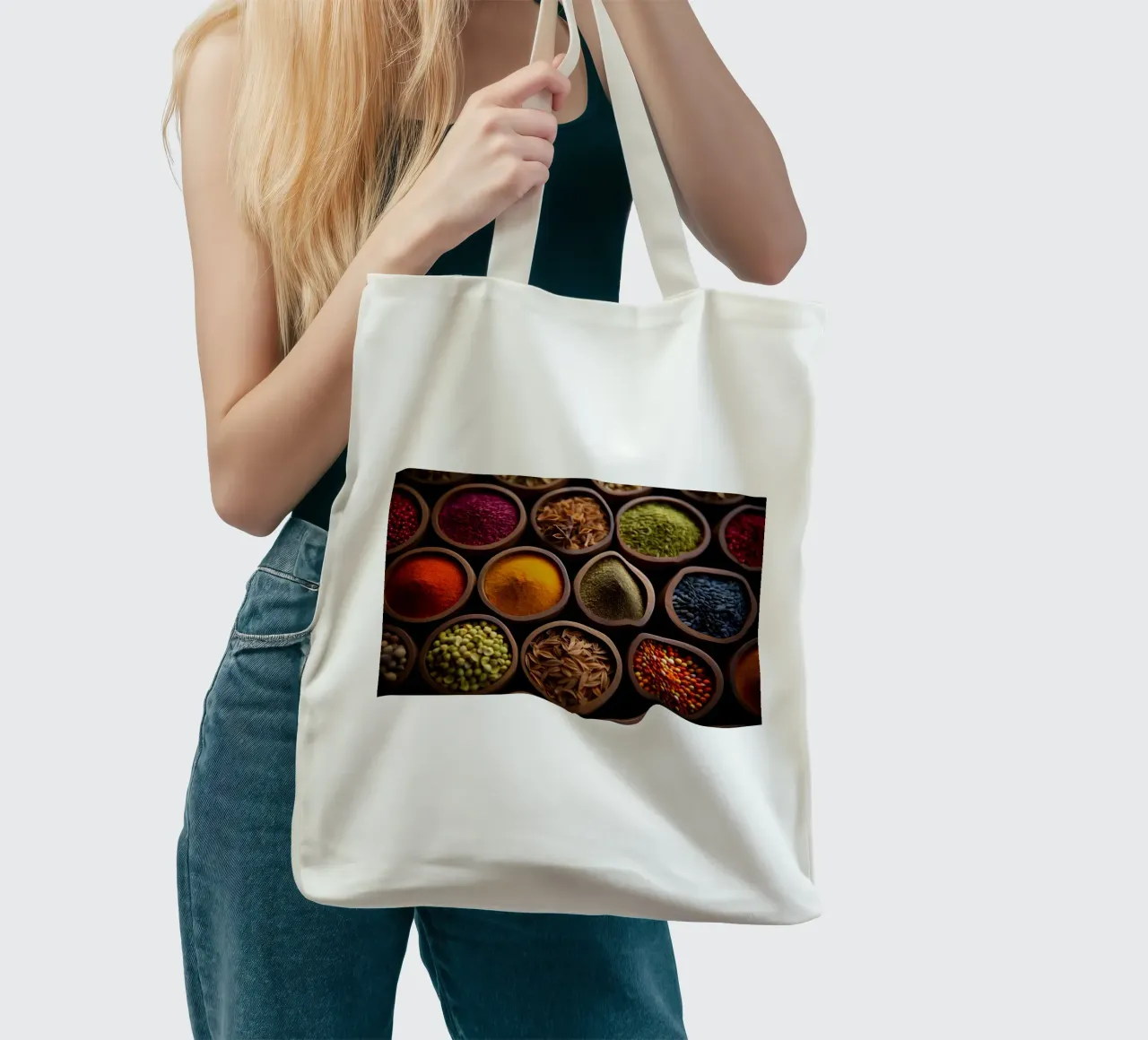 Spices tote bag by M-Ulrich-Digital Art