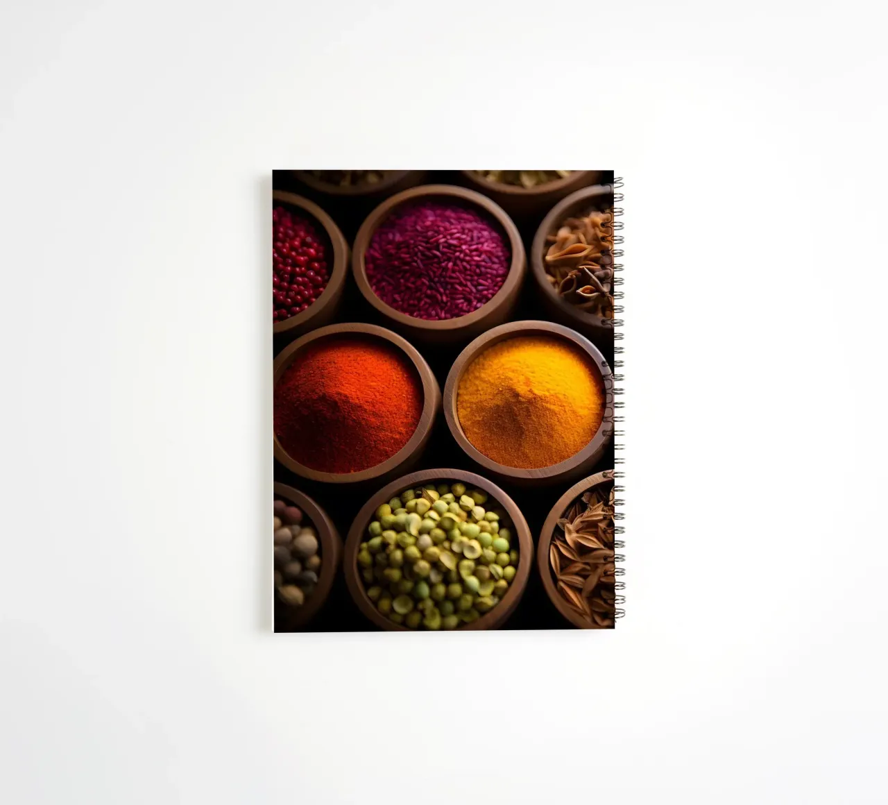 Spices spiral notebook by M-Ulrich-Digital Art