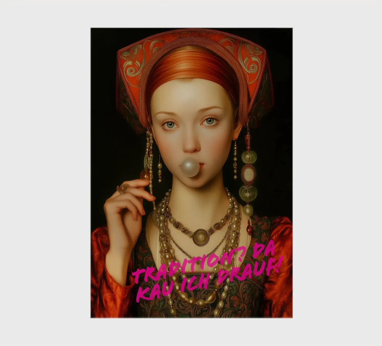 Tradition I chew on it | Renaissance meets rebellion notebook by Autofocus