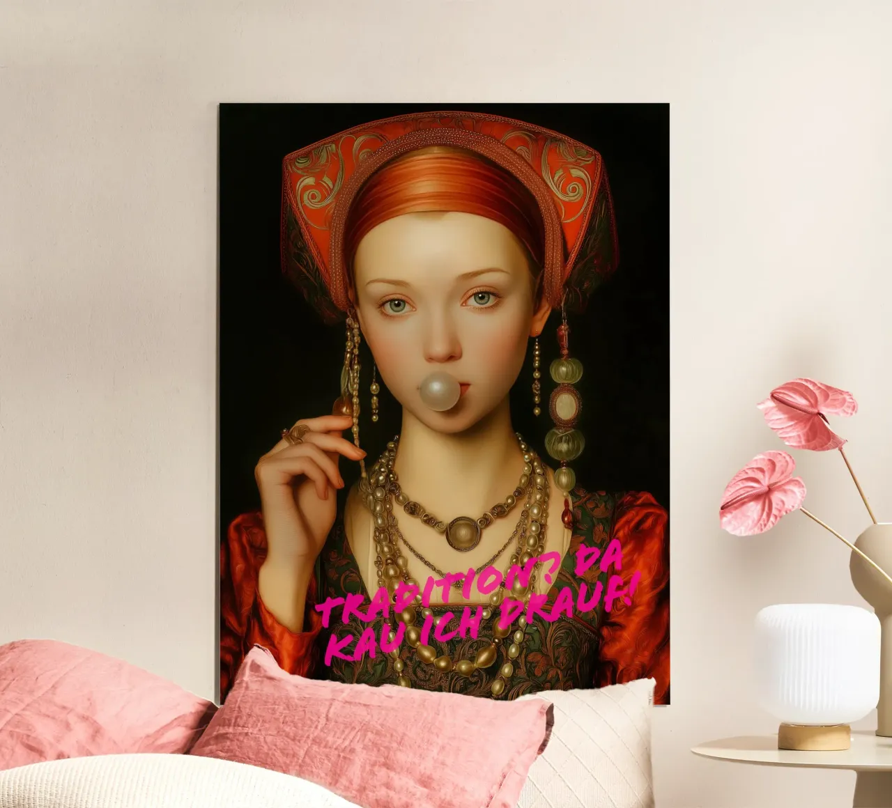 Tradition I chew on it | Renaissance meets rebellion poster by Autofocus
