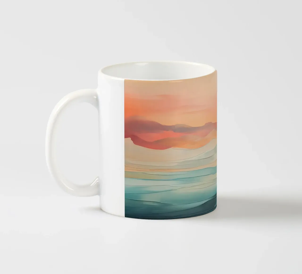 Paesaggio astratto tazza in ceramica da Imagine