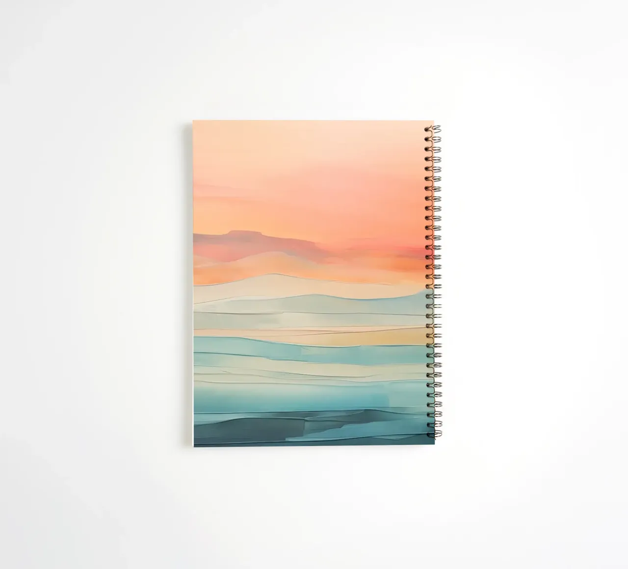 Abstract landscape spiral notebook by Imagine