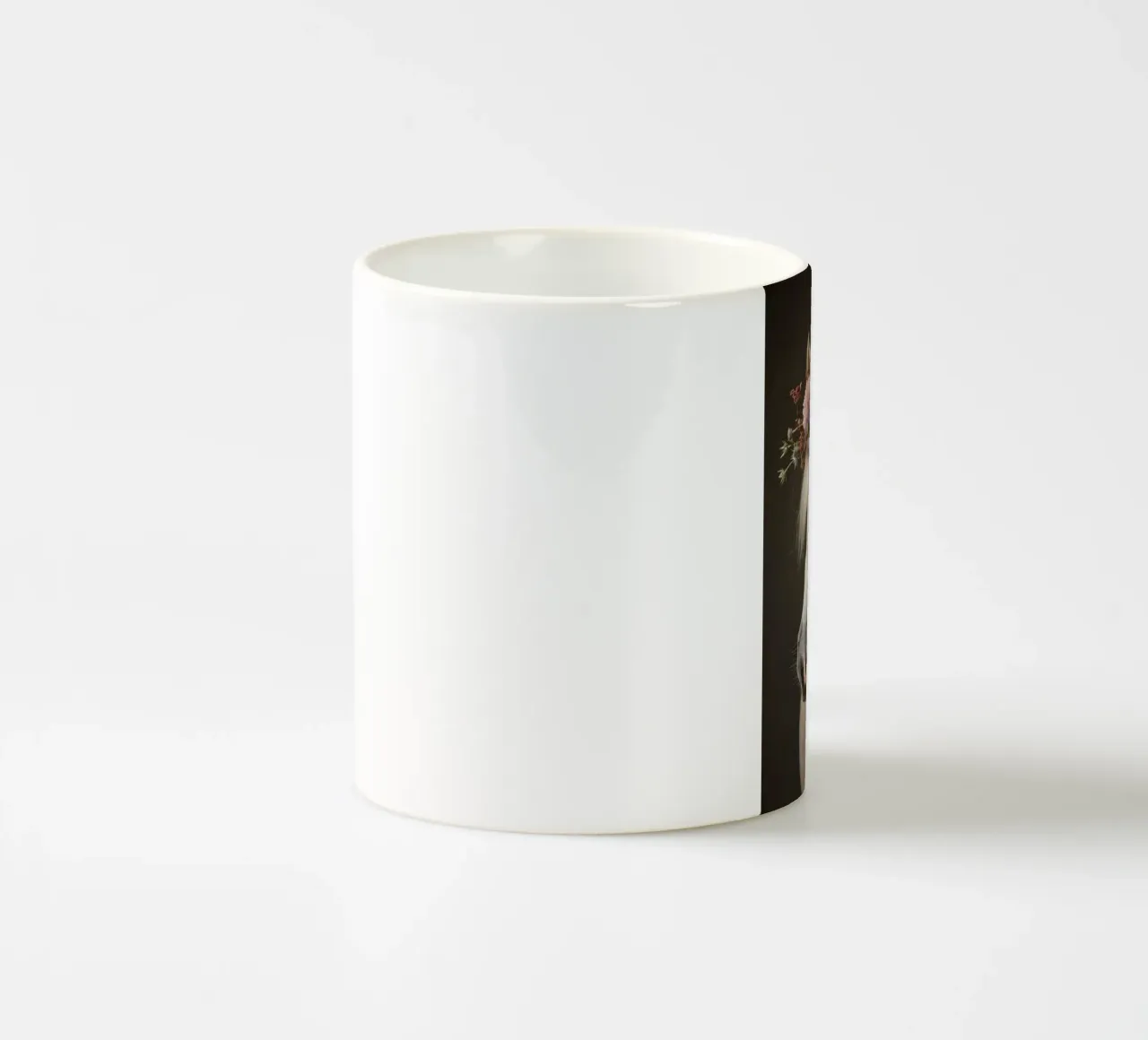 Cavallo con fiori tazza in ceramica da Imagine