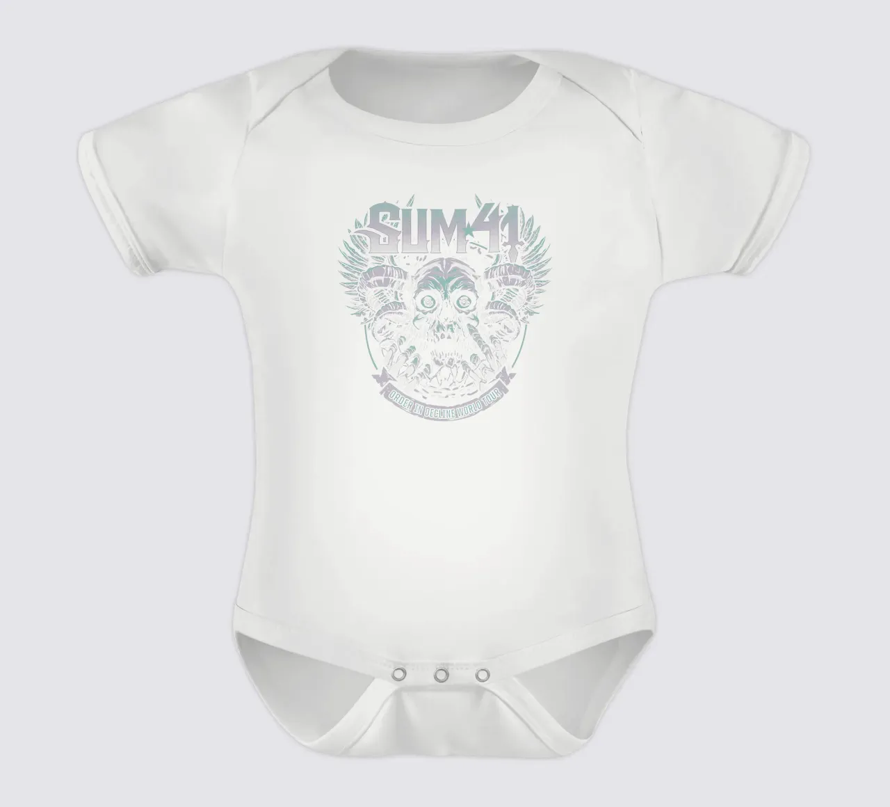Sum 41 Order In Decline V1 body neonato maniche corte da lindacleveland