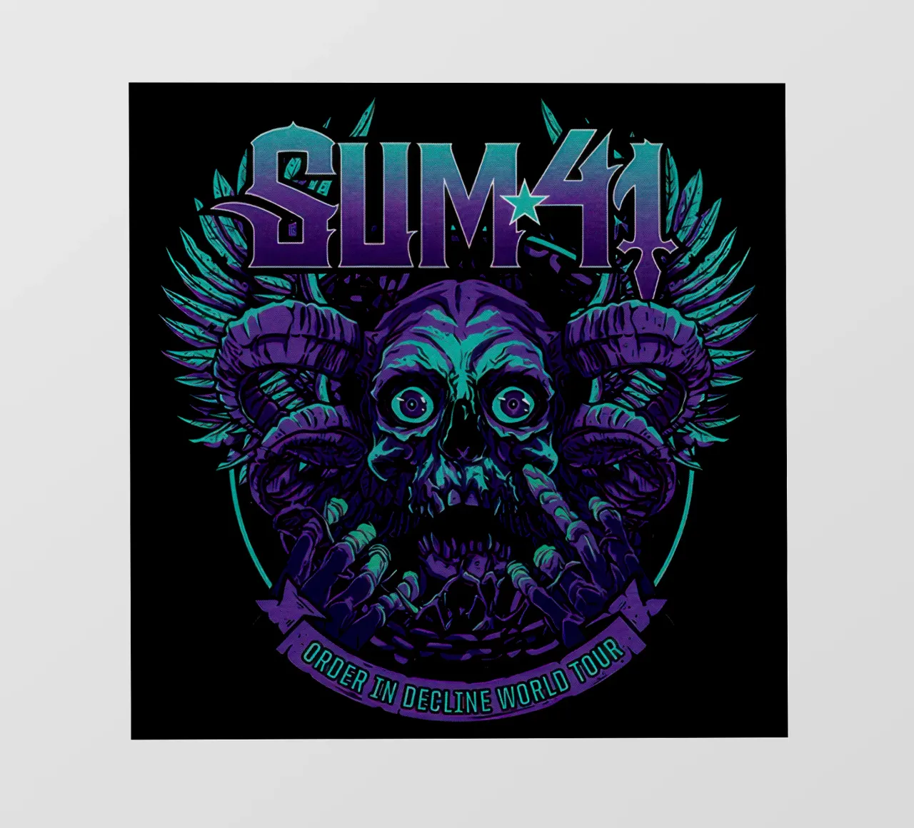 Sum 41 Order In Decline V1 film rétro-éclairé de lindacleveland