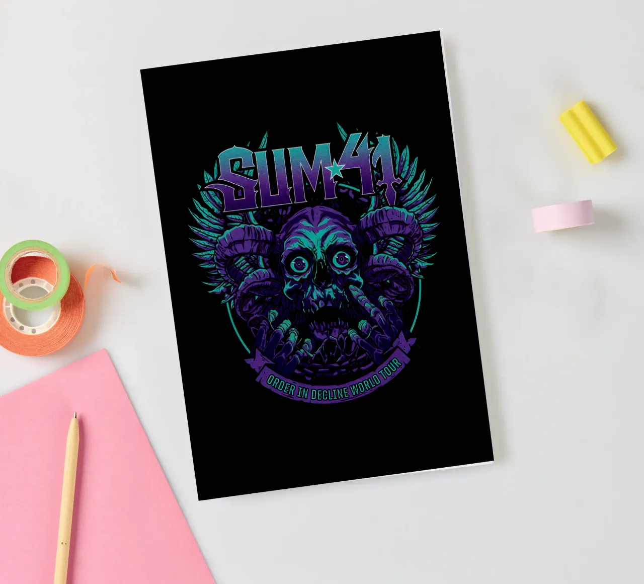 Sum 41 Order In Decline V1 carnet de notes de lindacleveland