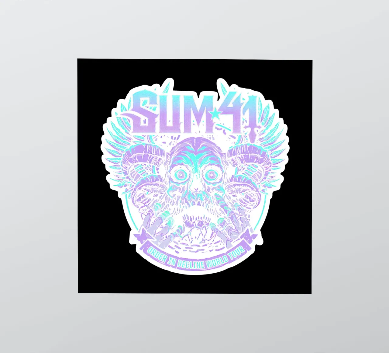 Sum 41 Order In Decline V1 pegatina de lindacleveland