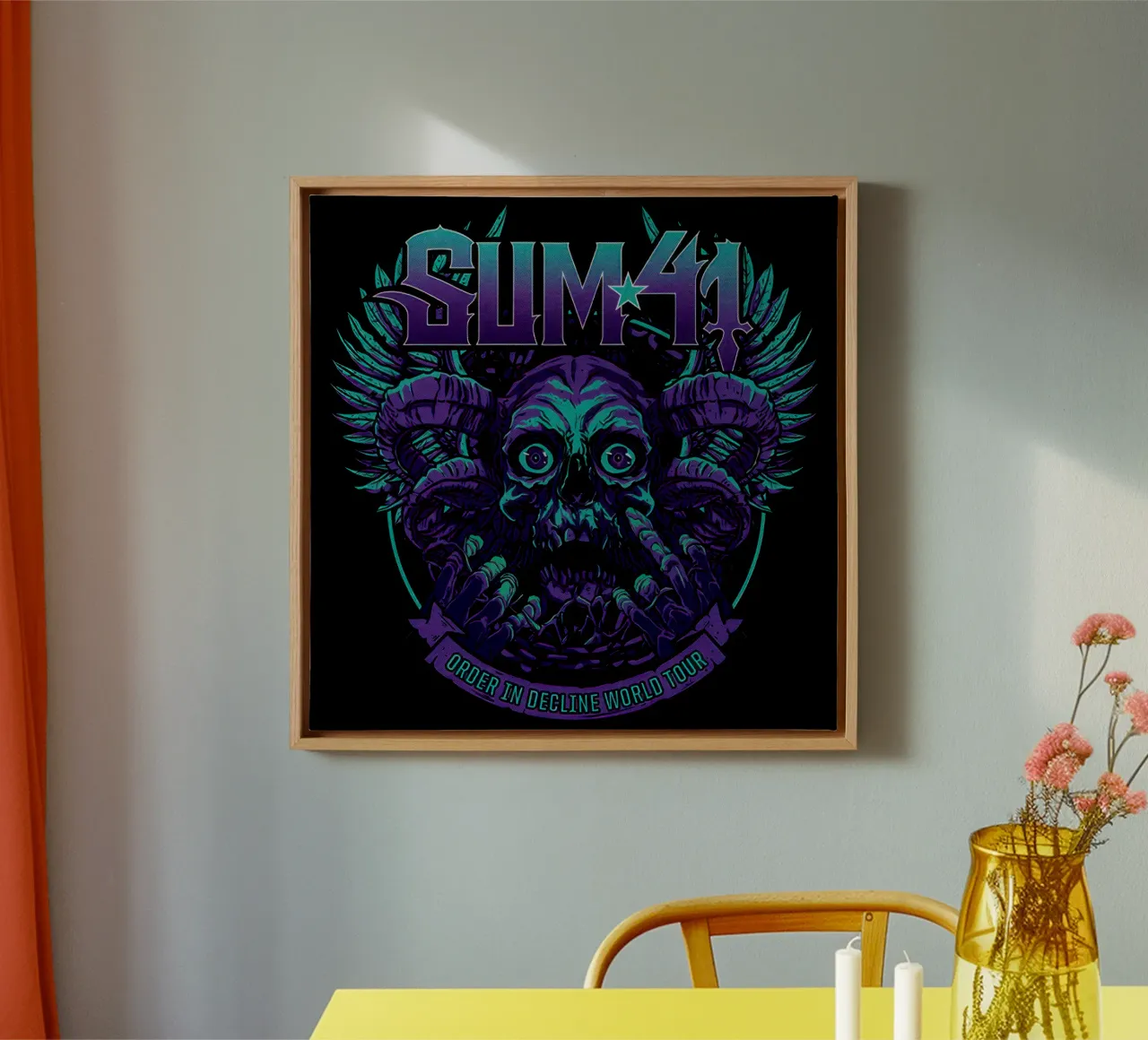 Sum 41 Order In Decline V1 lienzo de lindacleveland