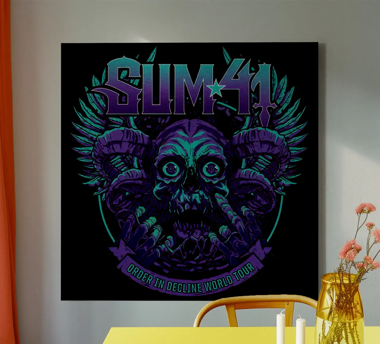 Sum 41 Order In Decline V1 lienzo de lindacleveland