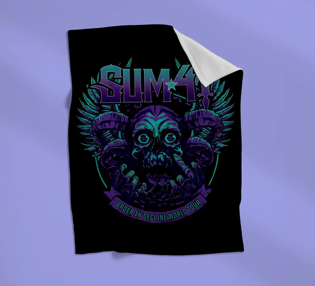 Sum 41 Order In Decline V1 coperta in pile da lindacleveland