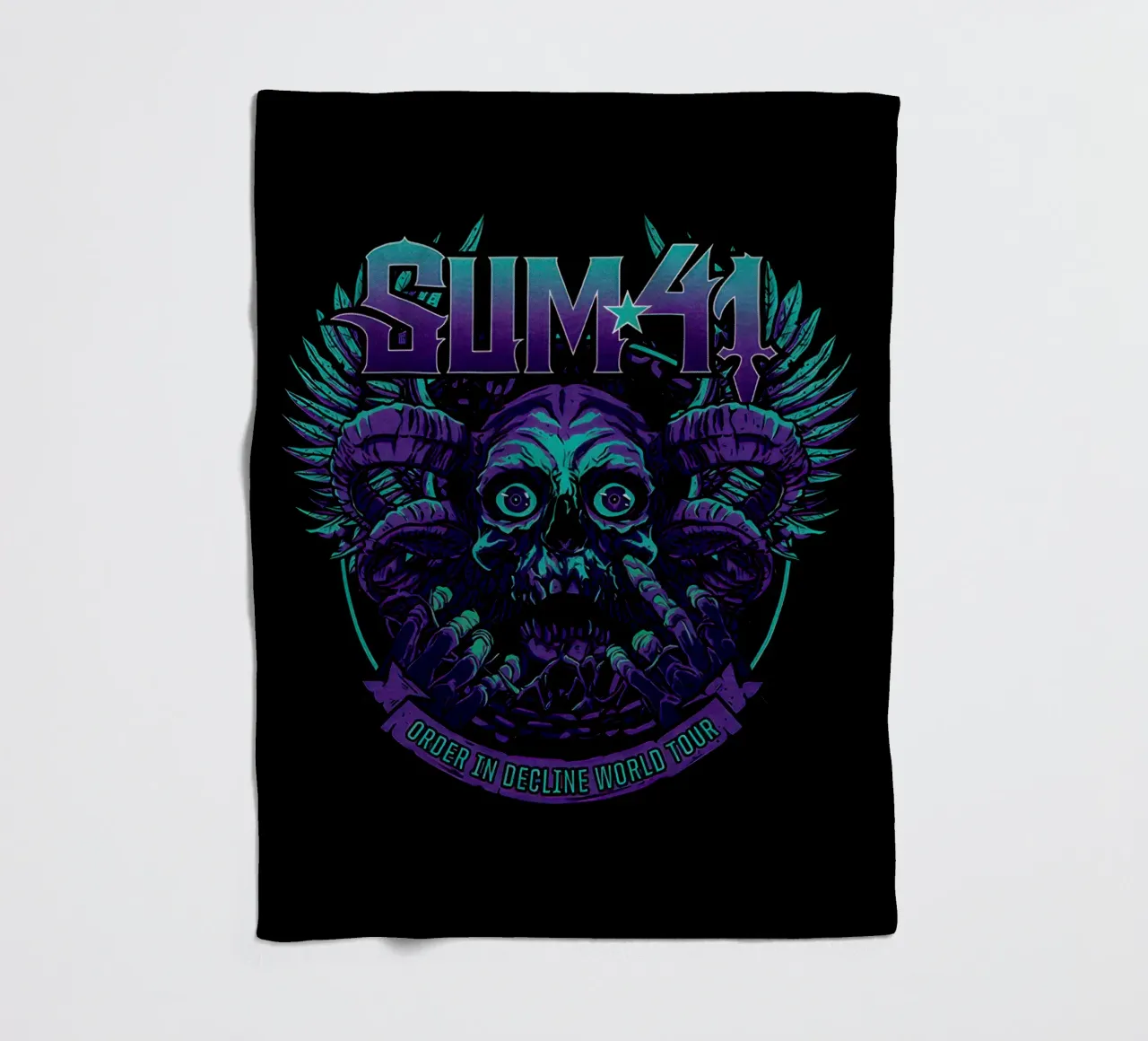 Sum 41 Order In Decline V1 coperta in pile da lindacleveland