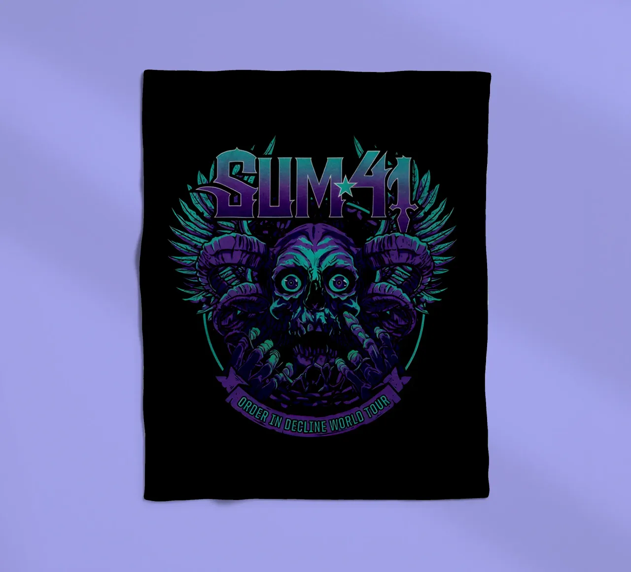 Sum 41 Order In Decline V1 coperta in pile da lindacleveland