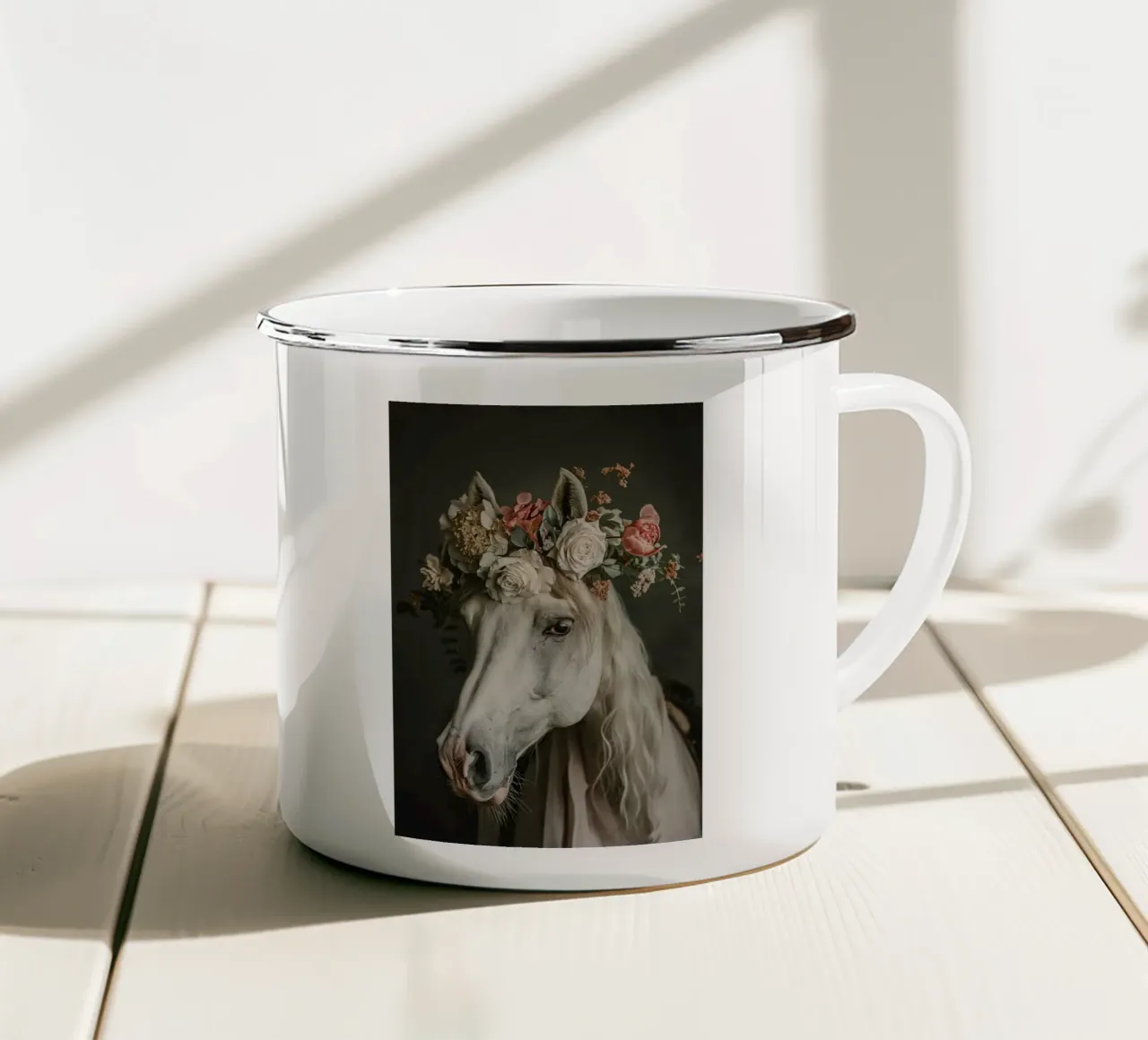 Arte da parete di Imagine tazza in smalto da Imagine